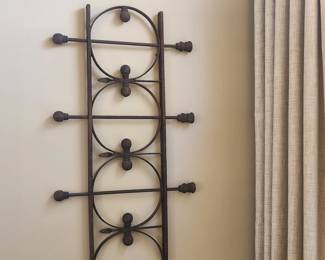 Pair of Iron Forged Wall Decor
