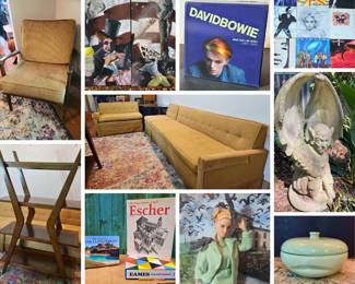 White and Brown Modern Interior Design Photo Collage