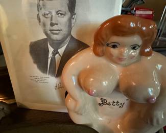 JFK memorabilia and a fun ashtray!
