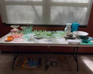 Uranium glass and other decorative glass