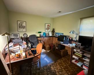 Office lamps and furniture