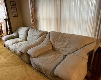 All matching! Loveseat and chair!