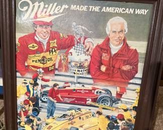 Vintage Miller Lite Art