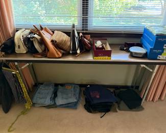 Purses and vintage jeans!