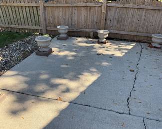 Concrete planters