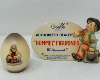 38 HummelDealerPlaque2001SpecialEditionFavoritePetEgg