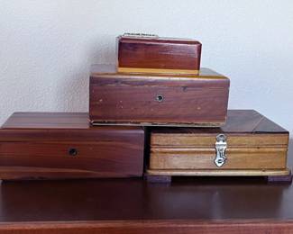 134 4VintageWoodBoxes