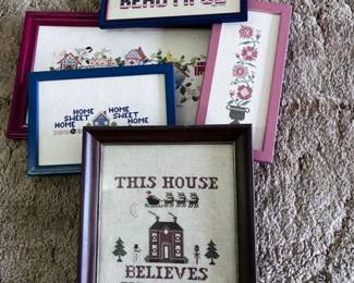 148 5NeedlepointWallDecorations