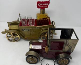 152 TheSolidGoldCadillacDecanterSetMusicalModelT