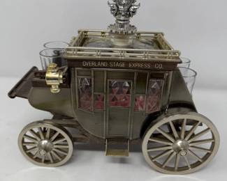 119 OverlandStageExpressCoMusicalStagecoachDecanter