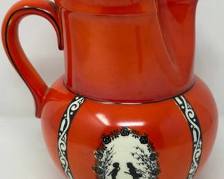 118 ArtDecoCechoslovakianErphilaPotteryPitcher