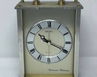 162 SeikoQuartzWestminsterWhittingtonMantelClock