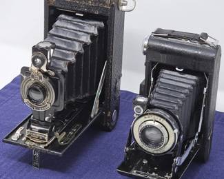 217 AntiqueKodakFoldingCameras