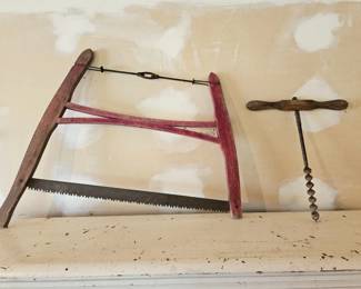 176 AntiqueBuckSawAuger