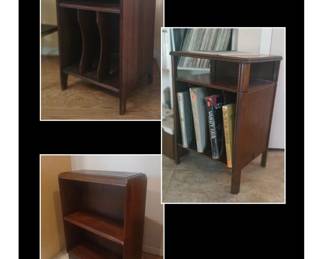 Record Side Tables / Bookcase