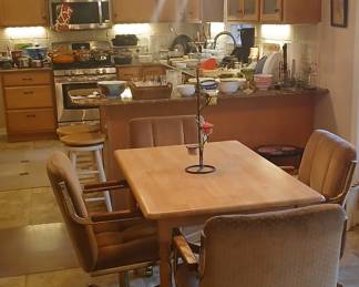 Kitchen Table, Stools, Kitchen