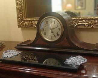 Mantel Clock, Granite Cheese Tray