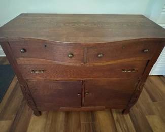 Vintage oak server