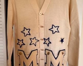 Middlesex High School wool letter sweater