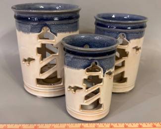 Yankee Candle ceramic tealight holders