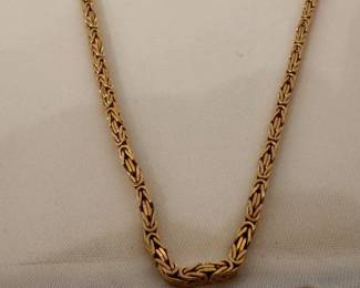 14K gold necklace
