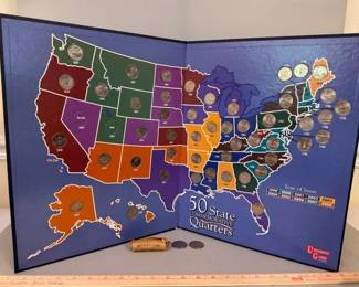 Commemorative state quarters folder