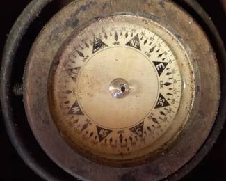 Antique ship's compass
