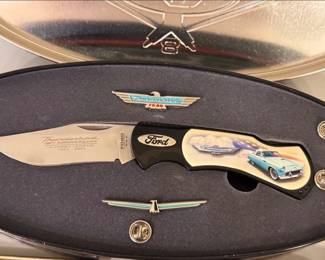 Commemorative Ford Thunderbird pocket knife