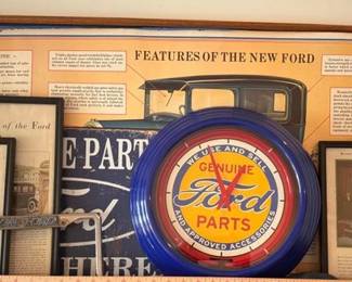 Many Ford advertising pieces