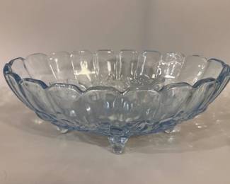 Indiana glass footed bowl