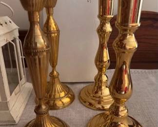 Brass candlesticks from The Brass Shop in Hampton, Virginia