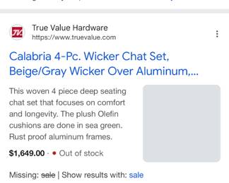 RETAIL PRICE AT STORE