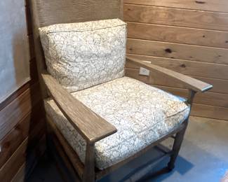Sea Grass chair and ottoman