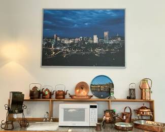 Copper collection with vintage and Scandinavian pieces