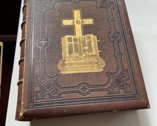 Antique Bible (inscribed in 1870)