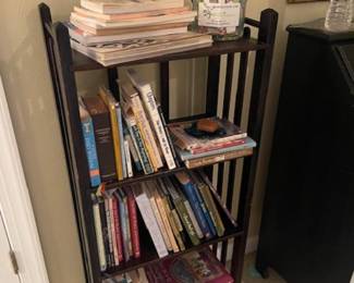 Arts & crafts bookcase. Spiritual and religious books