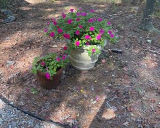 Some of the cement pots and statuary. Bring some strong arms to carry home with you!