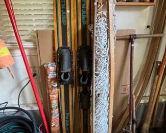 Vintage water skis