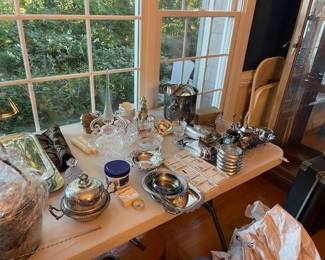 Some of the silver waiting to be polished