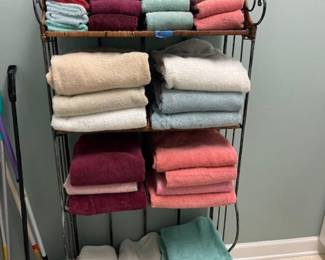 All kinds of towels and linens