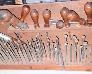Leather carving tools