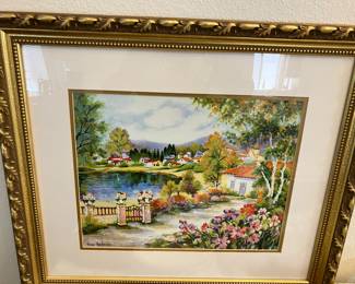 Tranquility by Zina Roitman. Serigraph. Small