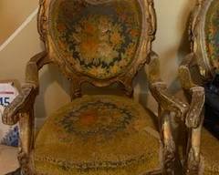 Rococo-style armchair