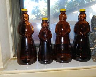 Mrs. Butterworth glass.
