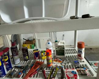 Lotsa goodies in the garage!