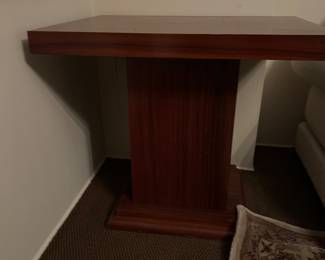 French art deco table of Brazilian Rosewood purchased in Paris