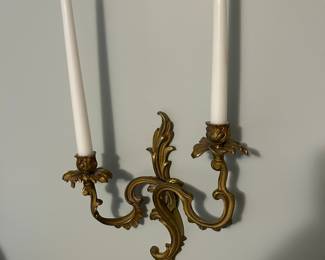 Pair of French wall sconces