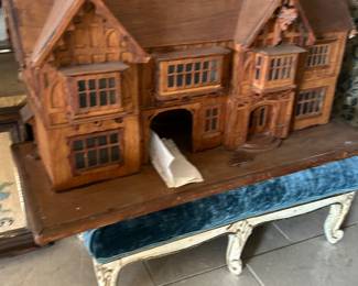 Very unique wooden Tudor house