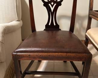 Chippendale side chair purported to have been appraised on the Antiques Roadshow 