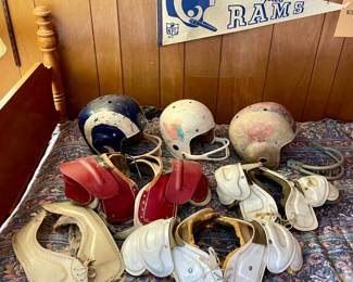 Original vintage sports equipment!